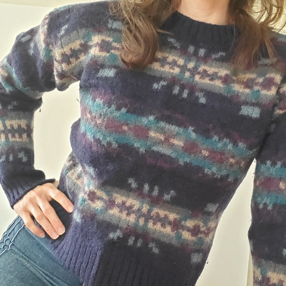 3/$25 Vintage Nomadic Traders pure wool sweater - Picture 4 of 9